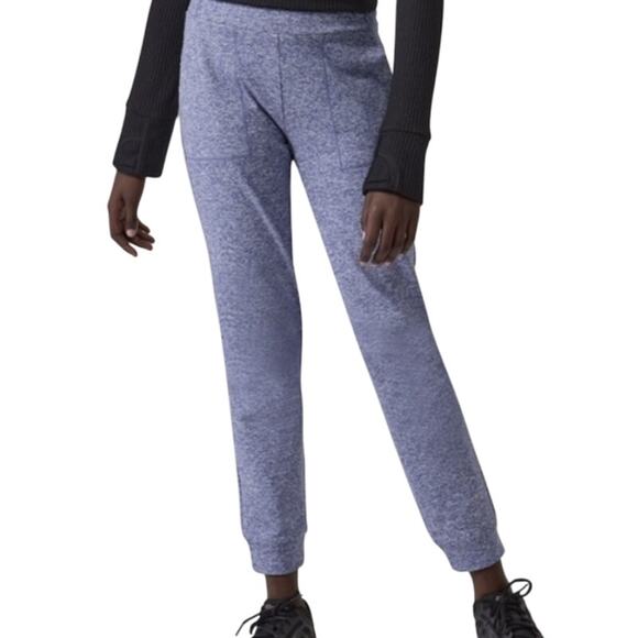 Athleta Girl Size L (12) Softluxe Jogger Heathered Blue - Picture 1 of 10